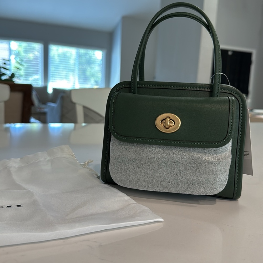 Coach ReEdition Safari Bag in Hunter Green